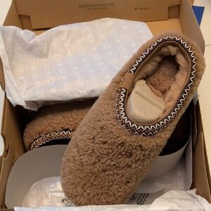 UGG Tan Shearling Slippers